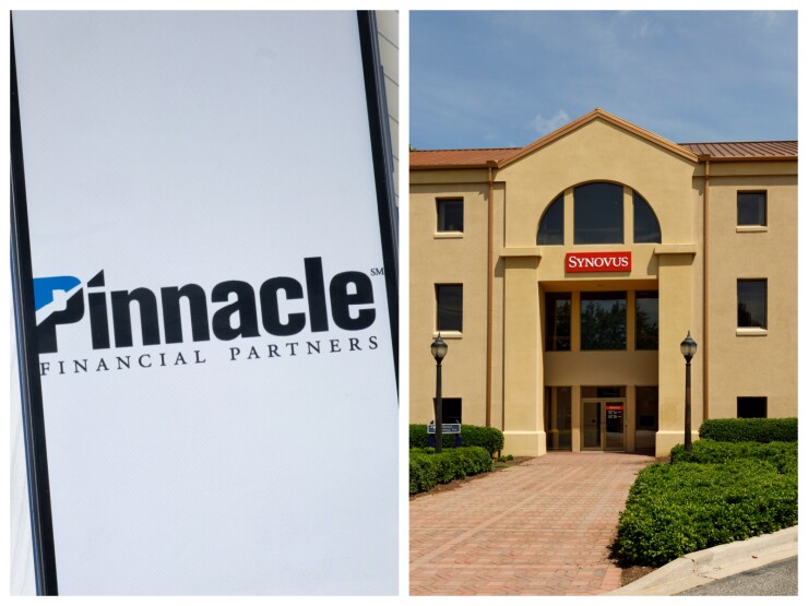 Pinnacle-Synovus deal, 2025’s largest, draws market...